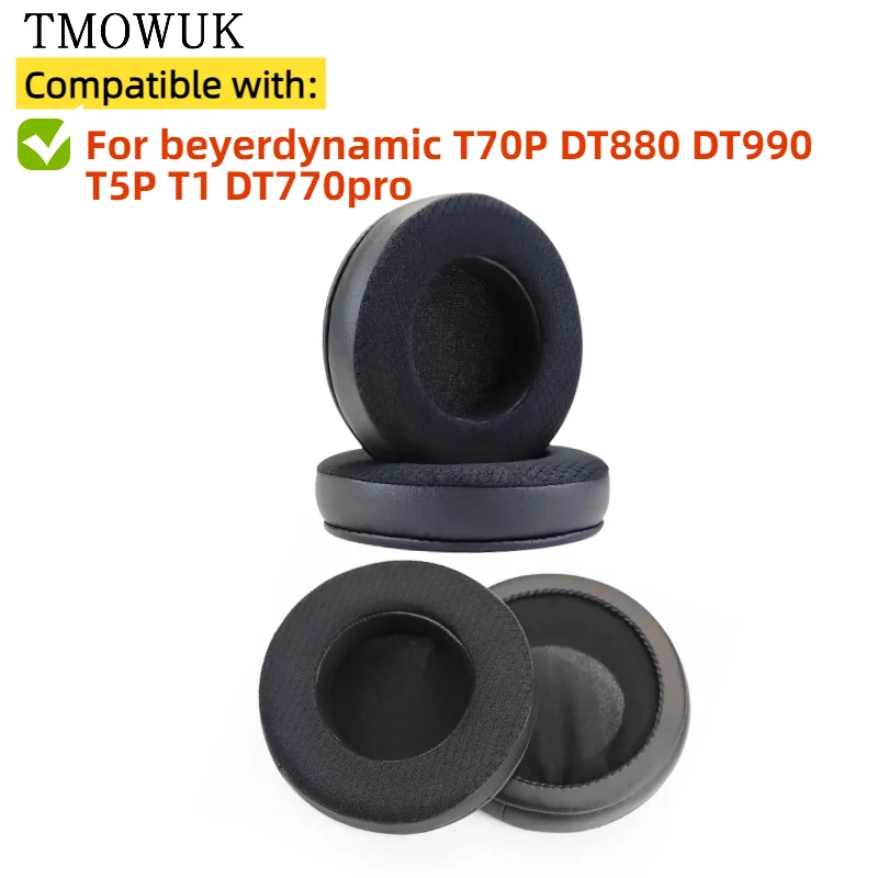 Replacement Ear Pads Cushions for beyerdynamic T70P DT880 DT990 T5P T1 DT770proHeadphone Soft Memory Foam Pads/Earpads
Replacement Ear Pads Cushions for beyerdynamic T70P DT880 DT990 T5P T1 DT770proHeadphone Soft Memory Foam Pads/Earpads