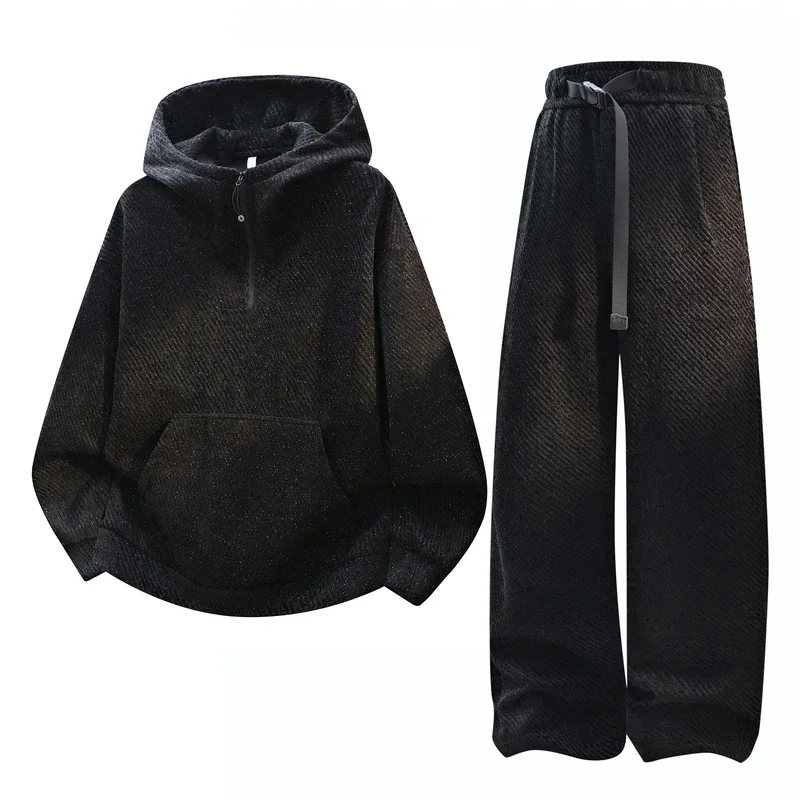 American Style College Style High Street Trendy Sets Suit Loose Hoodie Jacket Fashionable Versatile Cardigan Long Sleeved Jacket
American Style College Style High Street Trendy Sets Suit Loose Hoodie Jacket Fashionable Versatile Cardigan Long Sleeved Jacket