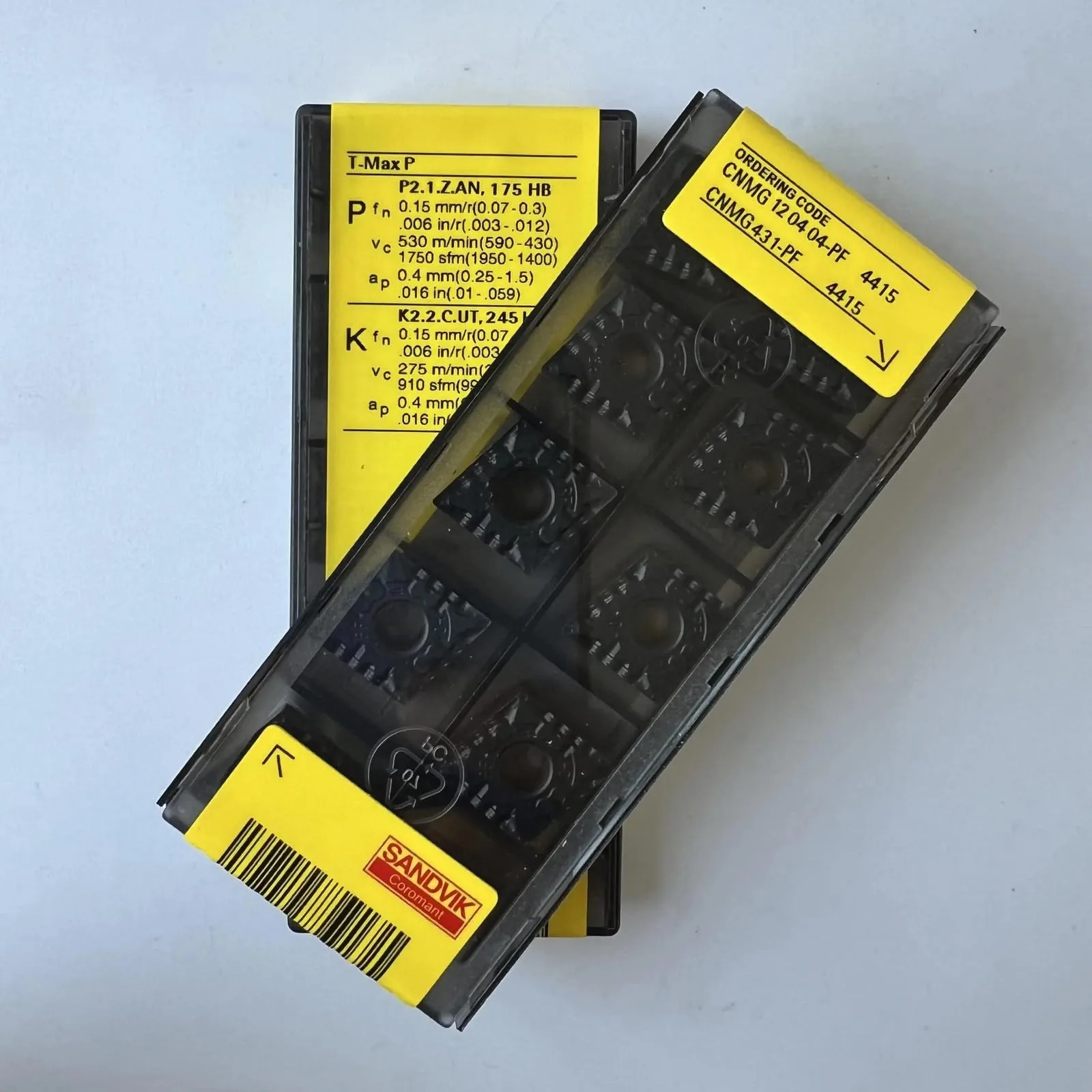 Original SANDVIK / CNMG120404-PF 4415 / Hard alloy CNC Blade 10 Pcs
Original SANDVIK / CNMG120404-PF 4415 / Hard alloy CNC Blade 10 Pcs