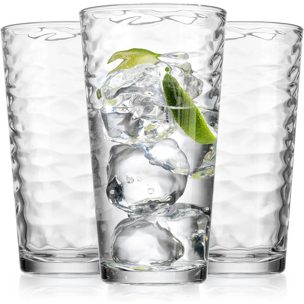Набор стаканов для питья из 10 стеклянных стаканчиков Highball, охладители премиум-качества стекла 17 унций. Стеклянная посуда. Идеально подходит для воды, сока
Набор стаканов для питья из 10 стеклянных стаканчиков Highball, охладители премиум-качества стекла 17 унций. Стеклянная посуда. Идеально подходит для воды, сока