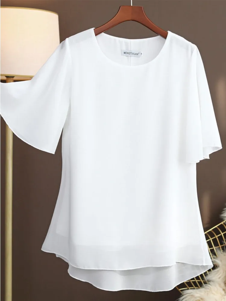 BANERDANNI L-6XLPlus Size Damen Sommer Chiffon Top Kurzarm Locker Bauchbedeckend T-Shirt Rundhals Mode Neu Luxuriös 0XL-6XL
BANERDANNI L-6XLPlus Size Damen Sommer Chiffon Top Kurzarm Locker Bauchbedeckend T-Shirt Rundhals Mode Neu Luxuriös 0XL-6XL