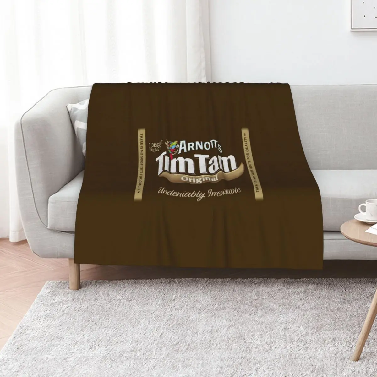 Arnott's Tim Tam Chocolate Biscuits design Throw Blanket Lightweight Warm Blanket for Travel Camping
Arnott's Tim Tam Chocolate Biscuits design Throw Blanket Lightweight Warm Blanket for Travel Camping