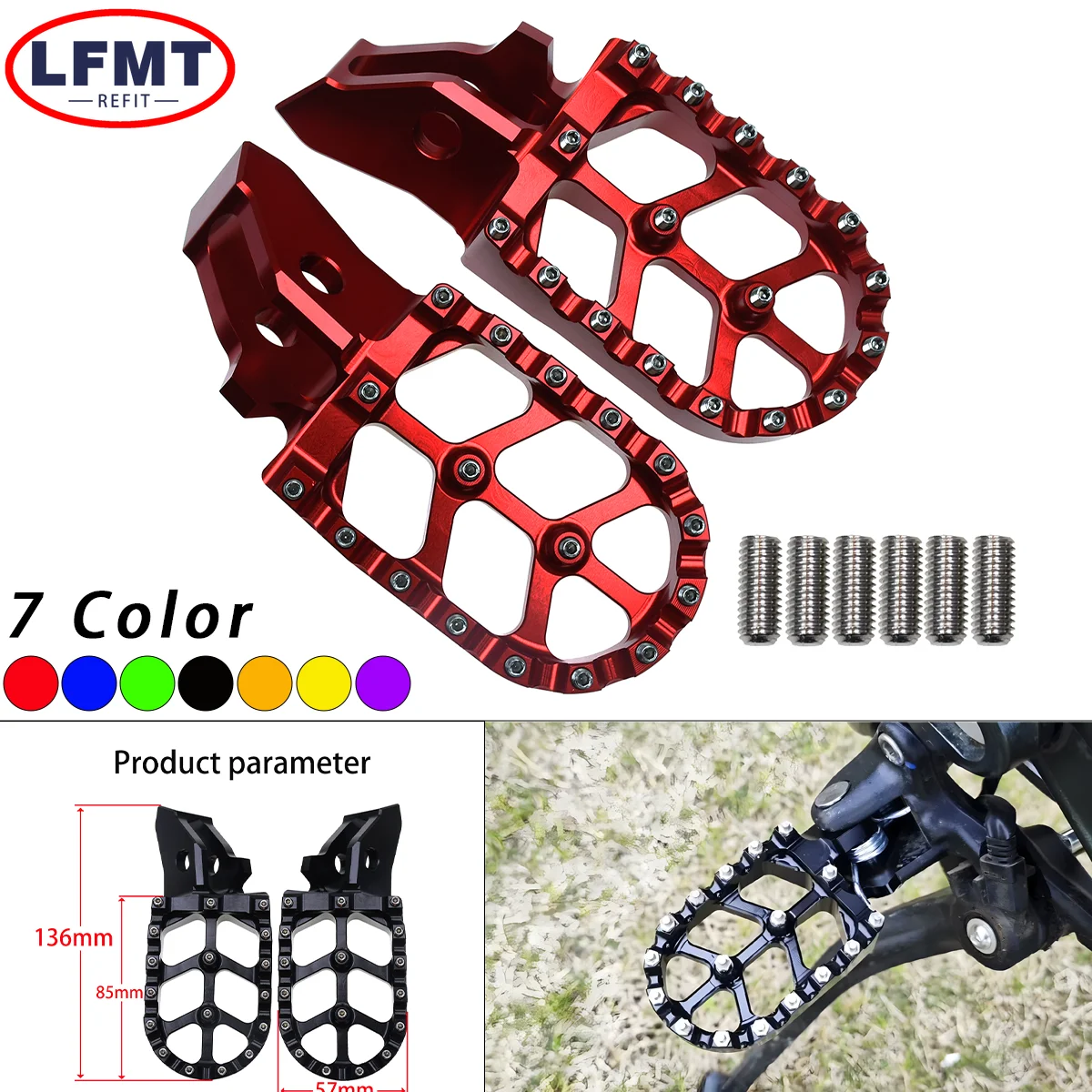 Motorcycle Dirt Bike Modified Accessories Foot Pedal for Ultrabee Surron Sur-Ron Ultra Bee Electric Off-road Motorcycle MOTO
Motorcycle Dirt Bike Modified Accessories Foot Pedal for Ultrabee Surron Sur-Ron Ultra Bee Electric Off-road Motorcycle MOTO