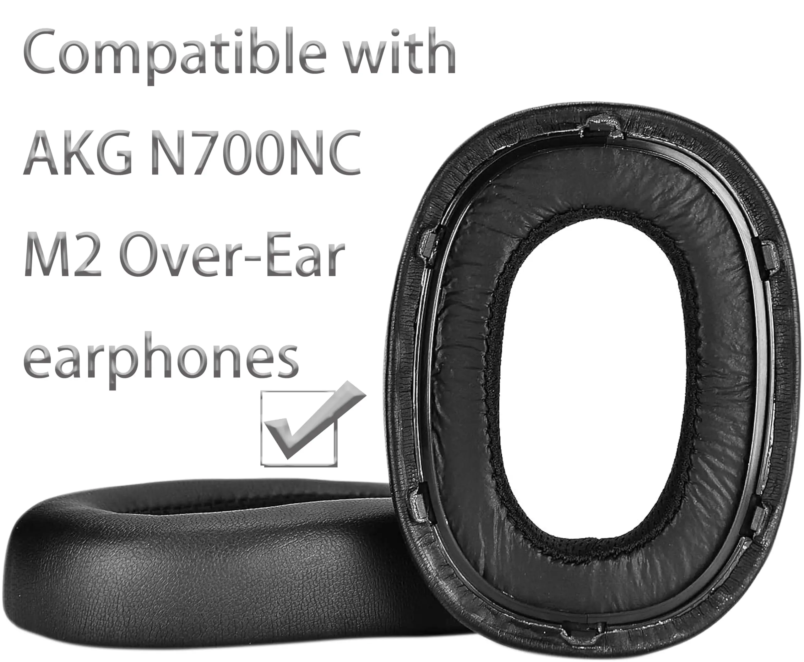 Replacement Ear Pads Compatible with AKG N700NC M2 Headphones,Ear Cushions are Made of Protein Leather and Memory Foam Replacement Ear Pads Compatible with AKG N700NC M2 Headphones,Ear Cushions are Made of Protein Leather and Memory Foam