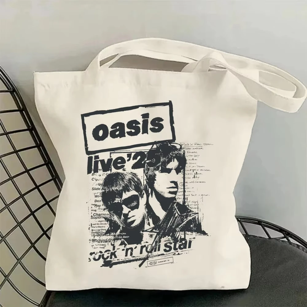 Oasis Live 25 Tour Graphic Shopping Bag Canvas Shopper Bag Girl Fashion Shoulder Tote Bags for Oasis Fan
Oasis Live 25 Tour Graphic Shopping Bag Canvas Shopper Bag Girl Fashion Shoulder Tote Bags for Oasis Fan