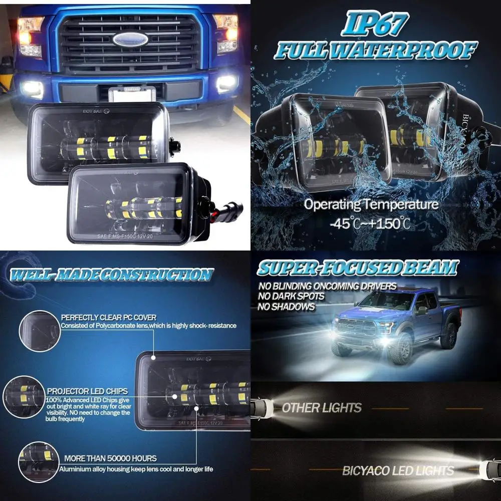 Модернизированный комплект 4 светодиодных противотуманных фар для Ford F150 2015–2020, водонепроницаемая пара 36 Вт
Модернизированный комплект 4 светодиодных противотуманных фар для Ford F150 2015–2020, водонепроницаемая пара 36 Вт