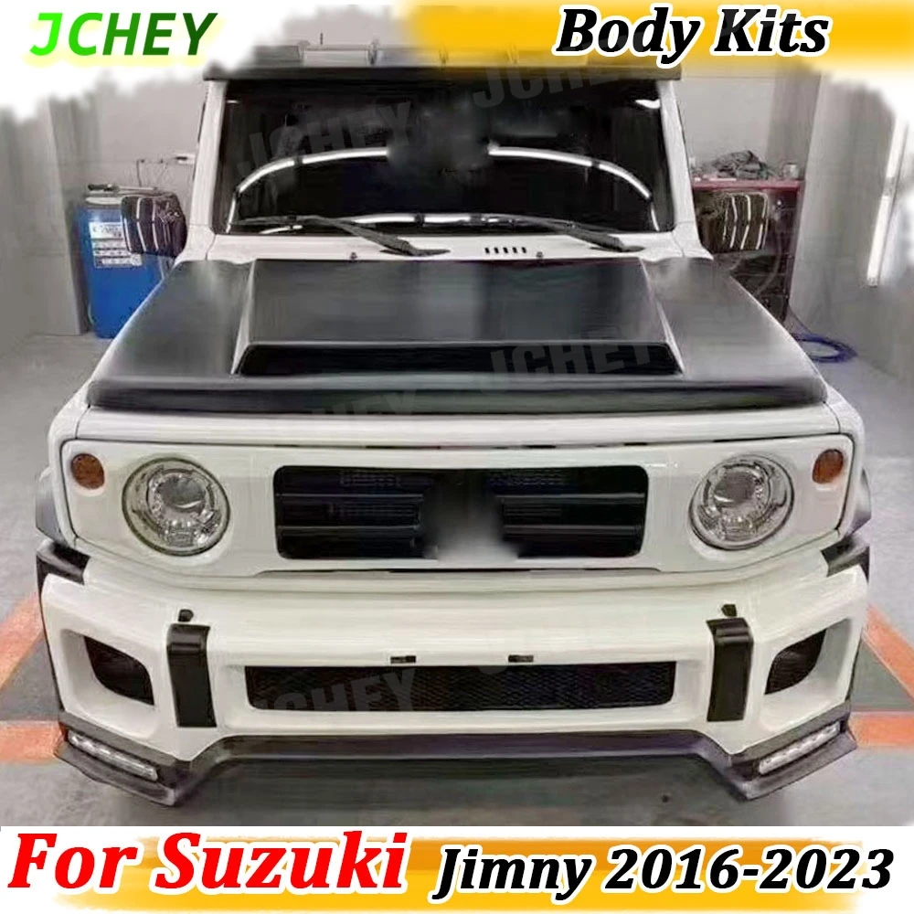 Передний бампер автомобиля, решетка, крыло, брови, капот, боковые накладки на колеса, стиль LB для Suzuki Jimny 2016-2023, FRP, автомобильные аксессуары
Передний бампер автомобиля, решетка, крыло, брови, капот, боковые накладки на колеса, стиль LB для Suzuki Jimny 2016-2023, FRP, автомобильные аксессуары
