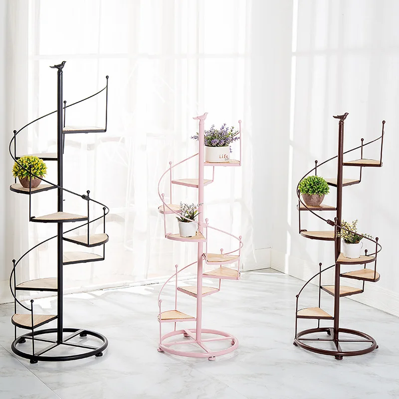 Simple and fashionable spiral trapezoidal wrought iron flower stand Living room indoor floor-standing wrought iron succulent
Simple and fashionable spiral trapezoidal wrought iron flower stand Living room indoor floor-standing wrought iron succulent
