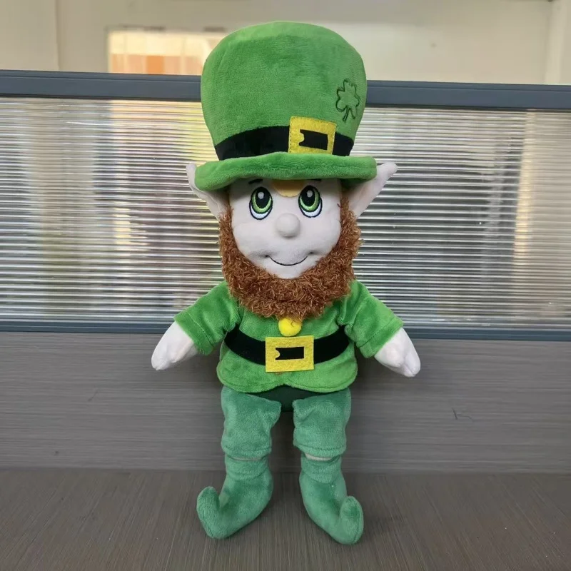 New Saint Patrick Day Leprechaun Plush Doll Green Shamrock Elf Stuffed Toy Irish Holiday Decoration Cute Festival Gift For Kids
New Saint Patrick Day Leprechaun Plush Doll Green Shamrock Elf Stuffed Toy Irish Holiday Decoration Cute Festival Gift For Kids