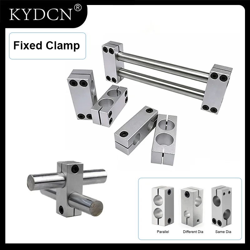 3-40mm 2Pcs Pillar Fixing Clamp Vertical Fixed Same & Different Diameter & Parallel Linear Shaft Clamp For DIY CNC 3D Printer
3-40mm 2Pcs Pillar Fixing Clamp Vertical Fixed Same & Different Diameter & Parallel Linear Shaft Clamp For DIY CNC 3D Printer