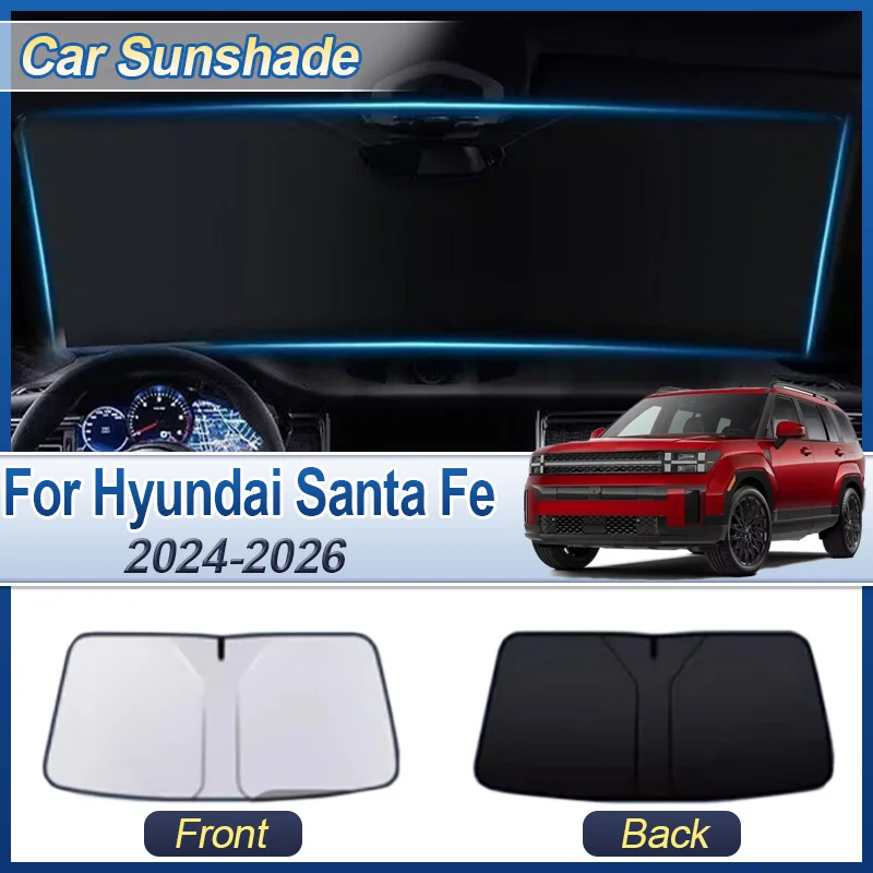 Для Hyundai Santa Fe MX5 MK5 2024 2025 2026 Автомобильный передний солнцезащитный козырек с защитой от ультрафиолета, отражатель, теплоизоляционная занавеска, автоаксессуары
Для Hyundai Santa Fe MX5 MK5 2024 2025 2026 Автомобильный передний солнцезащитный козырек с защитой от ультрафиолета, отражатель, теплоизоляционная занавеска, автоаксессуары