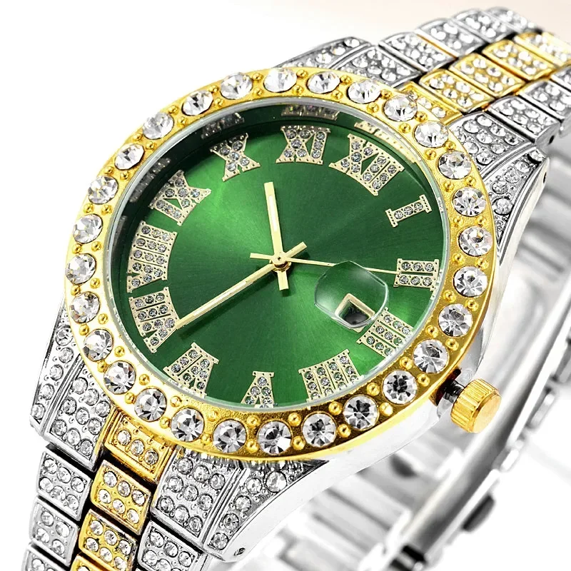 Full Iced Out Watch for Men Blue Red Green Dail Hip Hop Water Ghost Mens Clocks Fashion Luxury Diamond Groomsmen Gifts Relojes
Full Iced Out Watch for Men Blue Red Green Dail Hip Hop Water Ghost Mens Clocks Fashion Luxury Diamond Groomsmen Gifts Relojes