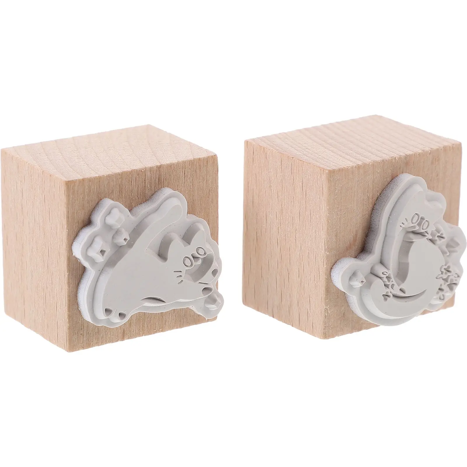 2 Pcs Wooden Stamps Retro Cats Miniature Craft Supplies Lightweight Engraved Design Student Rubber Stamps for DIY Journal Decor
2 Pcs Wooden Stamps Retro Cats Miniature Craft Supplies Lightweight Engraved Design Student Rubber Stamps for DIY Journal Decor