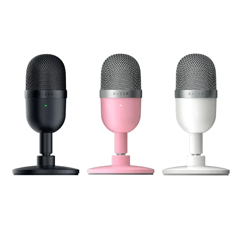 Миниатюрный USB-микрофон Razer Seiren, ультракомпактный конденсаторный микрофон для потоковой передачи
Миниатюрный USB-микрофон Razer Seiren, ультракомпактный конденсаторный микрофон для потоковой передачи
