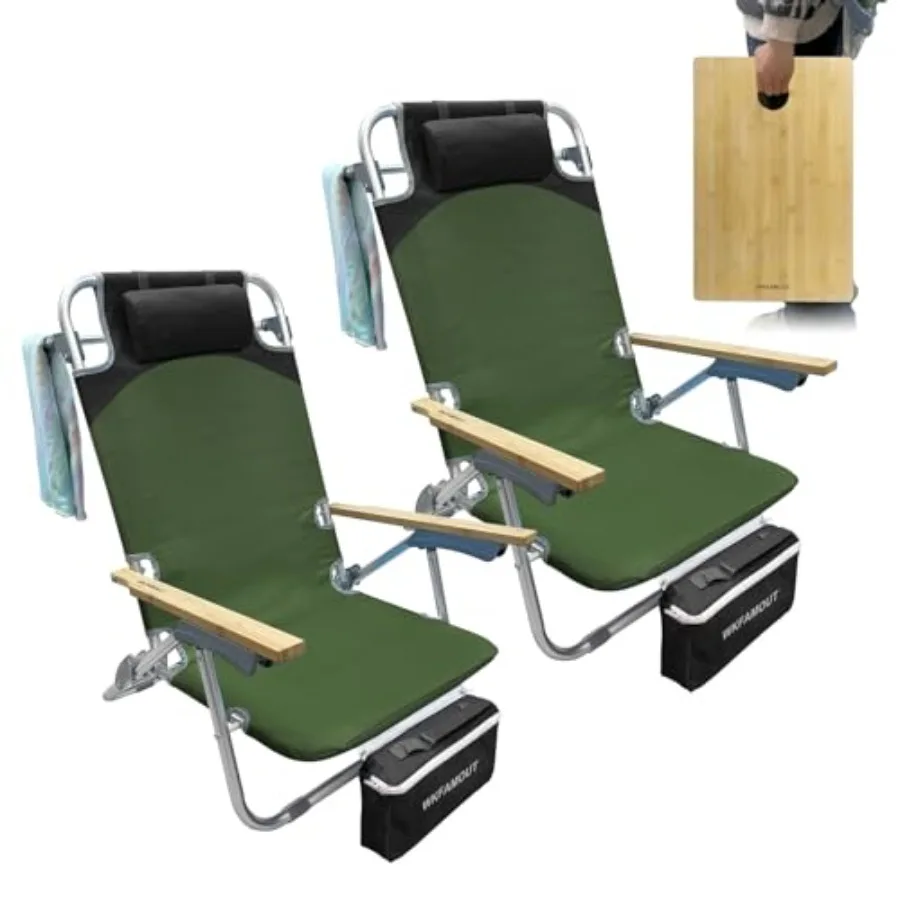 Beach use, bamboo and polyester, beige and navy, lightweight 5-position reclining with folding table and cooler bag, supports 2
Beach use, bamboo and polyester, beige and navy, lightweight 5-position reclining with folding table and cooler bag, supports 2