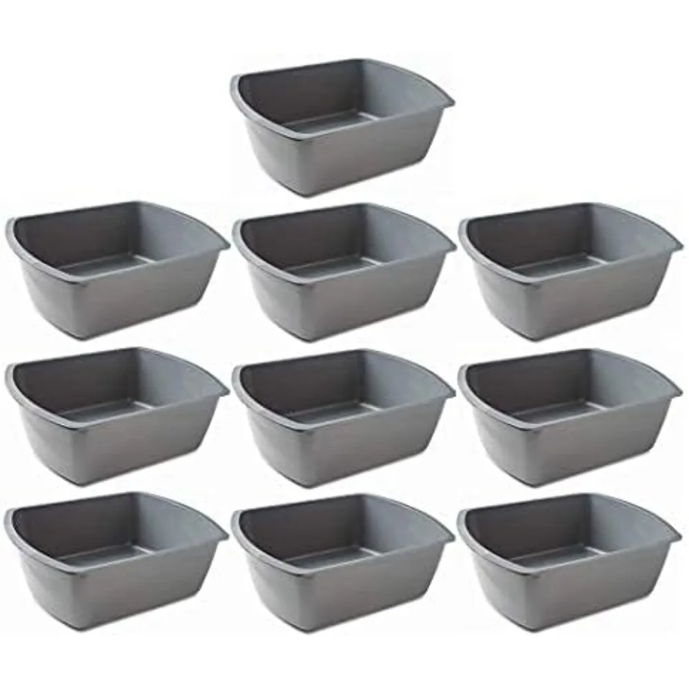 10 Pack Rectangular 7 Quart Graduated Plastic Washbasins for Hospital Face Cleaning Foot Bath Dish Laundry Bedside Care
10 Pack Rectangular 7 Quart Graduated Plastic Washbasins for Hospital Face Cleaning Foot Bath Dish Laundry Bedside Care