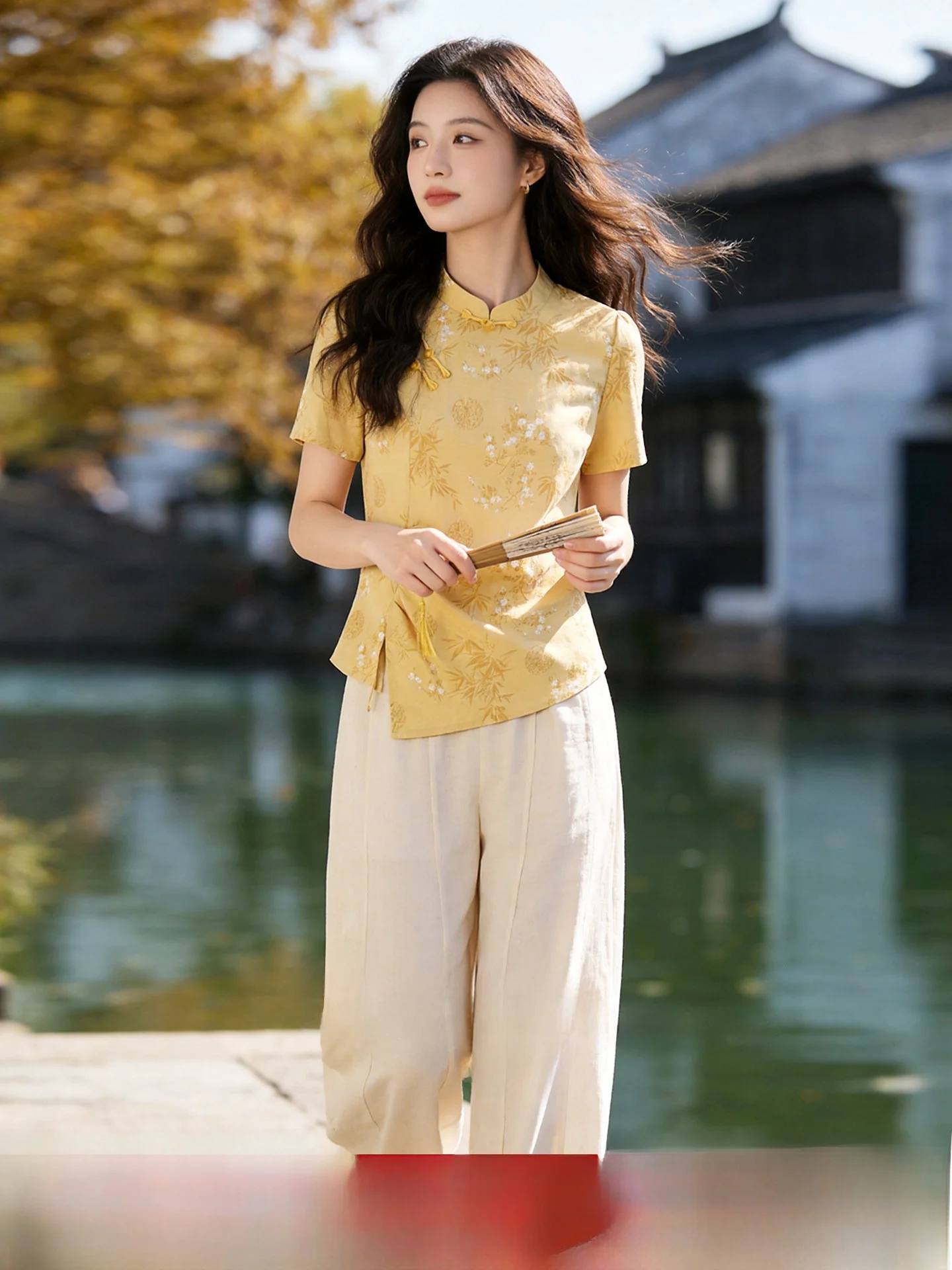 Yellow Top And Beige Skirt Two-Piece Set High Waist Polyester Blend Summer Fashion plus Size Women's Ensemble ZL117194
Yellow Top And Beige Skirt Two-Piece Set High Waist Polyester Blend Summer Fashion plus Size Women's Ensemble ZL117194