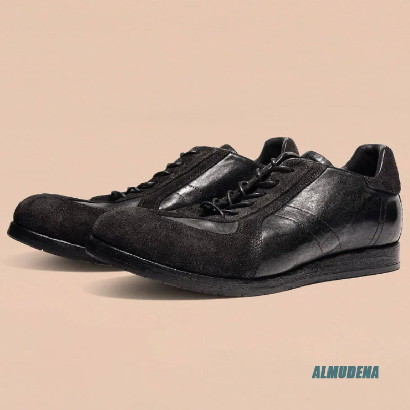 Black Patchwork Suede Men Derby Shoes Round Toe Lace Up Spring Autumn Outdoor Minimalist Versatile Office Commuter Casual Shoes
Black Patchwork Suede Men Derby Shoes Round Toe Lace Up Spring Autumn Outdoor Minimalist Versatile Office Commuter Casual Shoes