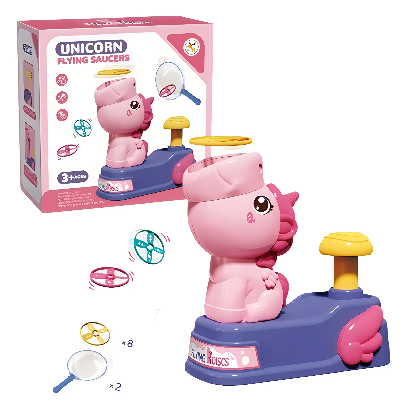 New Pedal Saucer Rocket Cupola Shark Unicorn Cupola Launcher Outdoor Interactive Toys
New Pedal Saucer Rocket Cupola Shark Unicorn Cupola Launcher Outdoor Interactive Toys