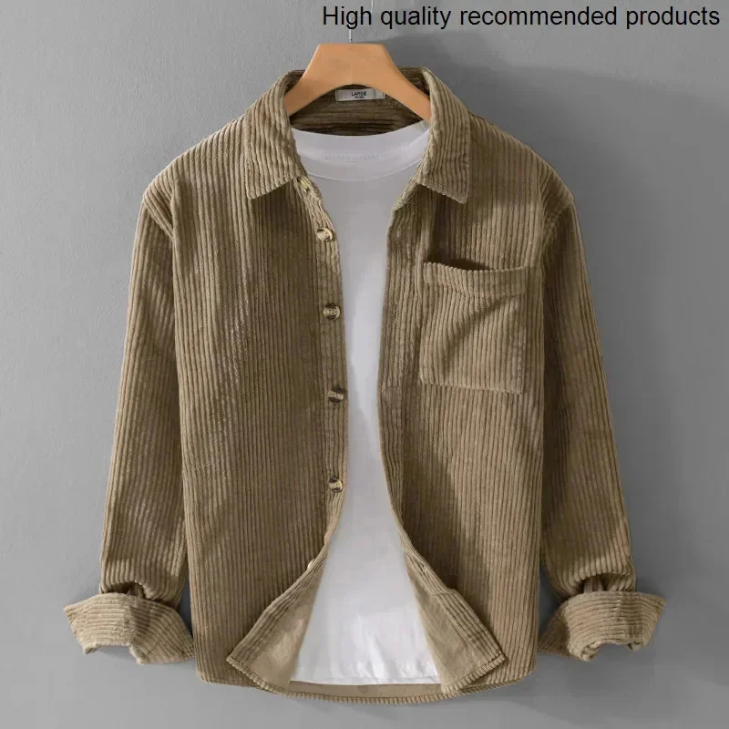 winter Autumn and 2025 NEW men's corduroy long-sleeve shirt simple casual youth trend retro handsome men's shirt
winter Autumn and 2025 NEW men's corduroy long-sleeve shirt simple casual youth trend retro handsome men's shirt