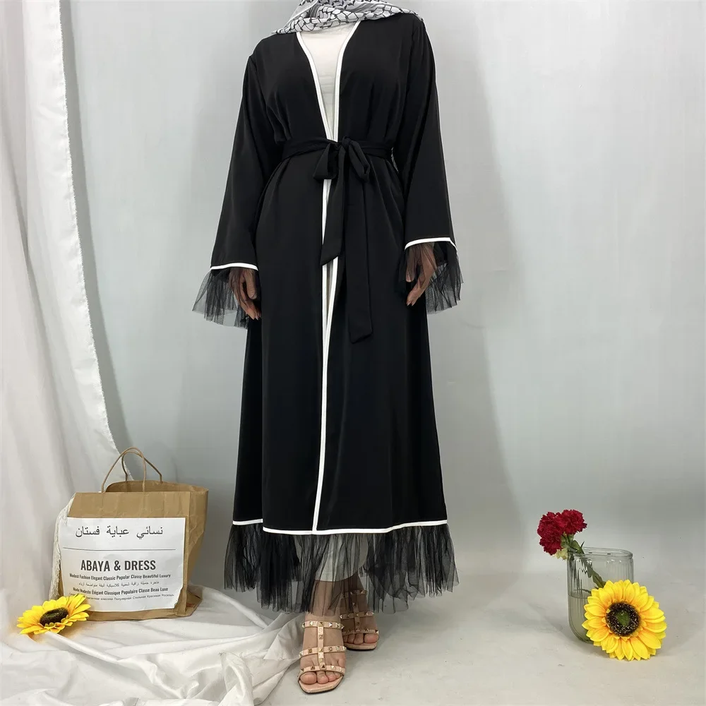 2025 Dubai Abaya Turkey Kaftan Women Muslim Dress Eid Ramadan Islam Clothing Kebaya Caftan Marocain Femme Robe Kimono Cardigan 
2025 Dubai Abaya Turkey Kaftan Women Muslim Dress Eid Ramadan Islam Clothing Kebaya Caftan Marocain Femme Robe Kimono Cardigan