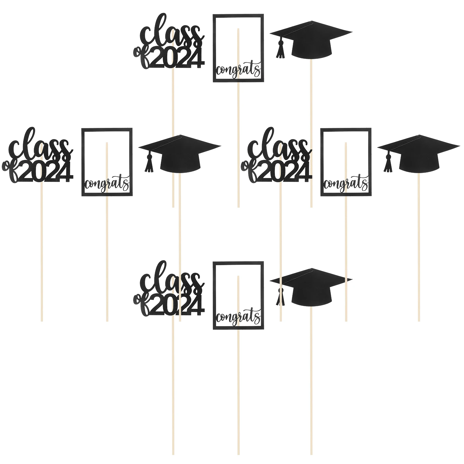 12 Pcs Graduation Vase Picks 2024 Black Congrats Class of 2024 Cap Cake Decorations Party Centerpieces Cupcake Toppers Dessert
12 Pcs Graduation Vase Picks 2024 Black Congrats Class of 2024 Cap Cake Decorations Party Centerpieces Cupcake Toppers Dessert
