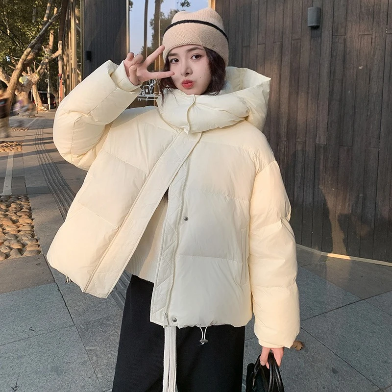 Winter New Fashion Women's Solid Color Simple Basic Casual Trendy Loose Long Sleeve Hooded Quilted Coats Female Clothes Tops
Winter New Fashion Women's Solid Color Simple Basic Casual Trendy Loose Long Sleeve Hooded Quilted Coats Female Clothes Tops