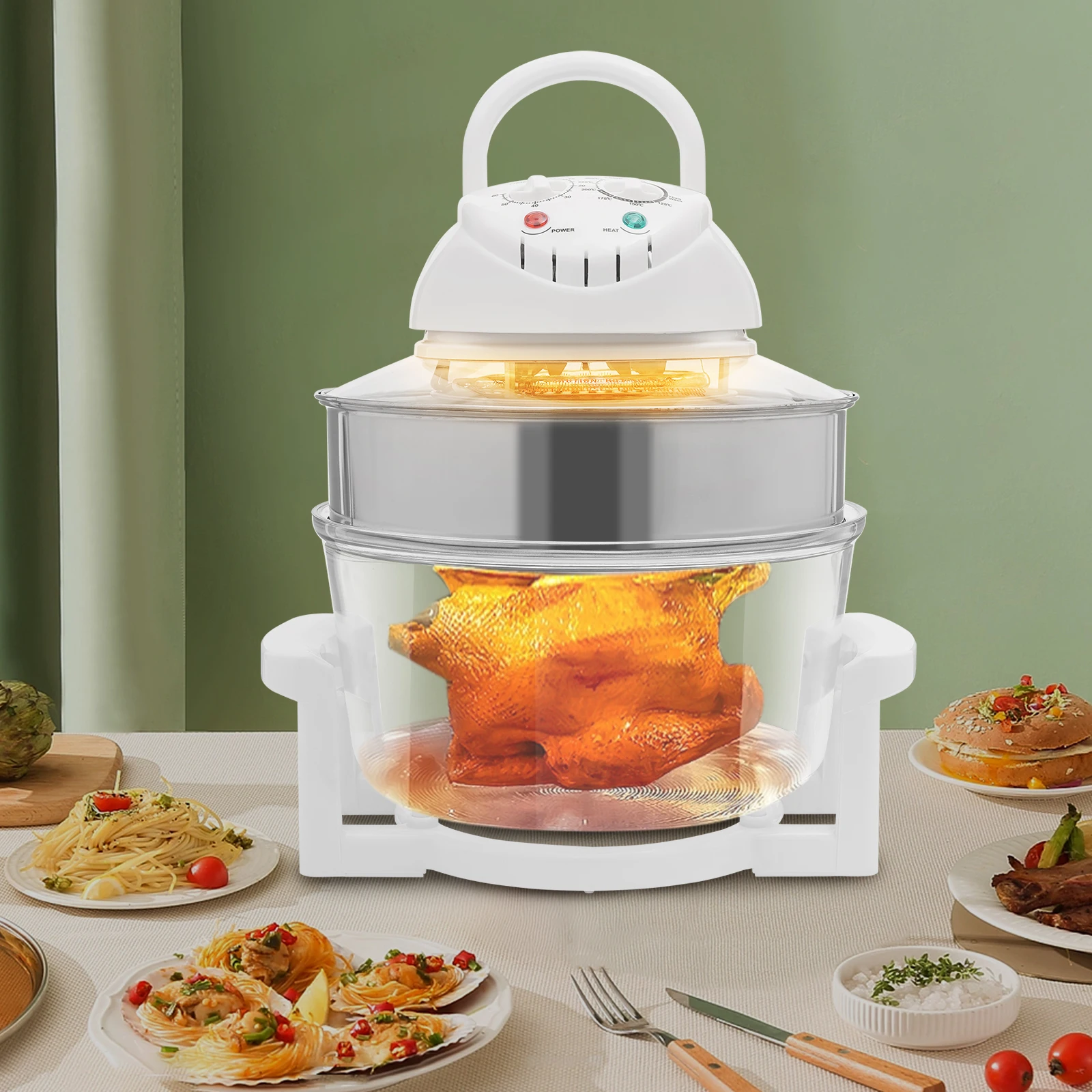 Airy Fryer 17.96qt Large Capacity Fryer 360° Viewable Airy Fryer Accurate Adjustment of Time and Temperature Cooking Tools
Airy Fryer 17.96qt Large Capacity Fryer 360° Viewable Airy Fryer Accurate Adjustment of Time and Temperature Cooking Tools