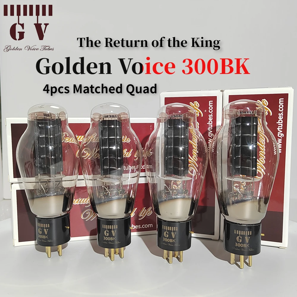 Золотистый голос 300BK King вакуумная лампа замена обновление 300B 4300 ламповый клапан подходящий усилитель Высокоточный подходит Quad
Золотистый голос 300BK King вакуумная лампа замена обновление 300B 4300 ламповый клапан подходящий усилитель Высокоточный подходит Quad