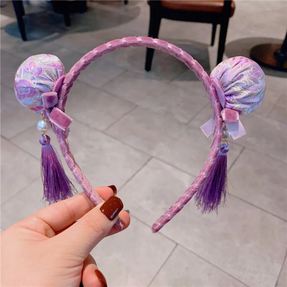 Fuwa Chinese New Year Headwear Tassel Tang Suit Hair Hoop Children Headband Plush Ball Girl Hair Accessories
Fuwa Chinese New Year Headwear Tassel Tang Suit Hair Hoop Children Headband Plush Ball Girl Hair Accessories