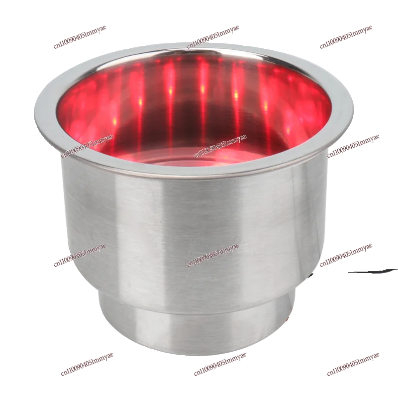 LED stainless steel cup holder, marine hardware cup holder, car RV embedded cup holder
LED stainless steel cup holder, marine hardware cup holder, car RV embedded cup holder