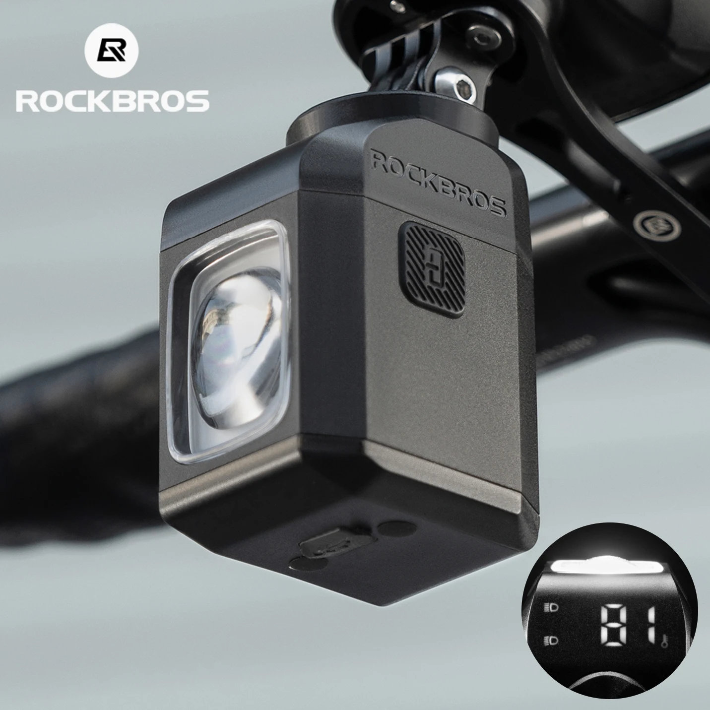 ROCKBROS 1600LM Bike Smart Headlight IPX6 Waterproof Remote Control Front Light Aluminum Alloy Type-C Charge Bike Accessories
ROCKBROS 1600LM Bike Smart Headlight IPX6 Waterproof Remote Control Front Light Aluminum Alloy Type-C Charge Bike Accessories
