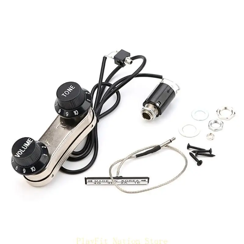 242F Violin Transducer Bridge with Tone Knobs Control Part Replacement with Screw Set
242F Violin Transducer Bridge with Tone Knobs Control Part Replacement with Screw Set