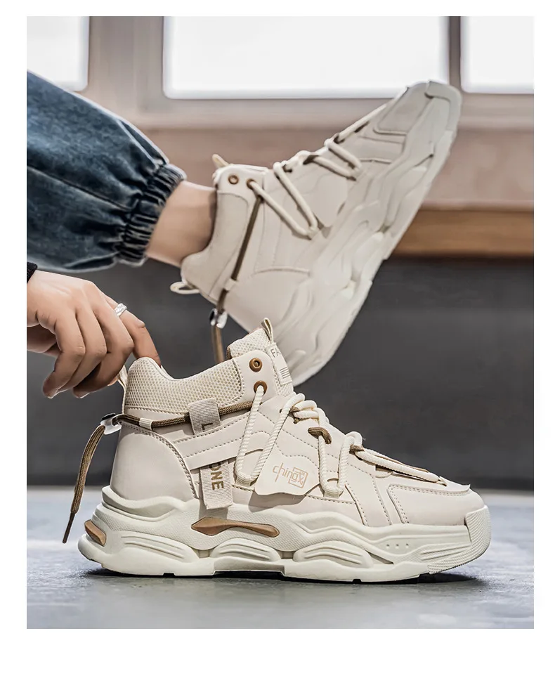 Men's Teen Daily High Top Leather Dad Sneakers 2026 New Height Increasing Trendy Unique All Mat Sports Footwear
Men's Teen Daily High Top Leather Dad Sneakers 2026 New Height Increasing Trendy Unique All Mat Sports Footwear