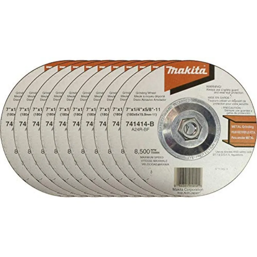 741414-B-10 Hubbed Grinding Wheel 10-Pack
741414-B-10 Hubbed Grinding Wheel 10-Pack