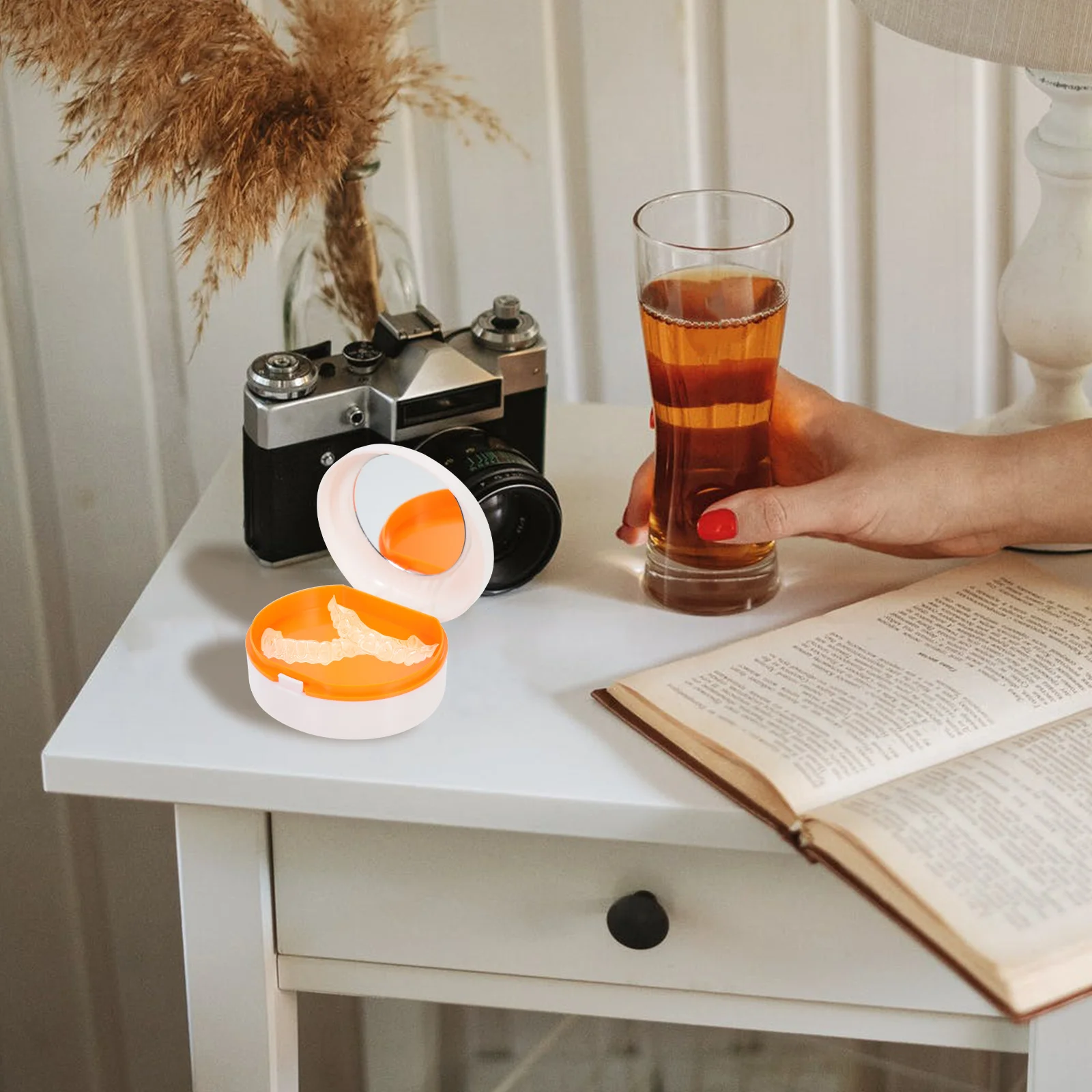 Compact Lightweight Denture Storage Case Waterproof Anti-Scratch for Mouth Guard False Teeth Outdoor Activities Brace Carrying
Compact Lightweight Denture Storage Case Waterproof Anti-Scratch for Mouth Guard False Teeth Outdoor Activities Brace Carrying