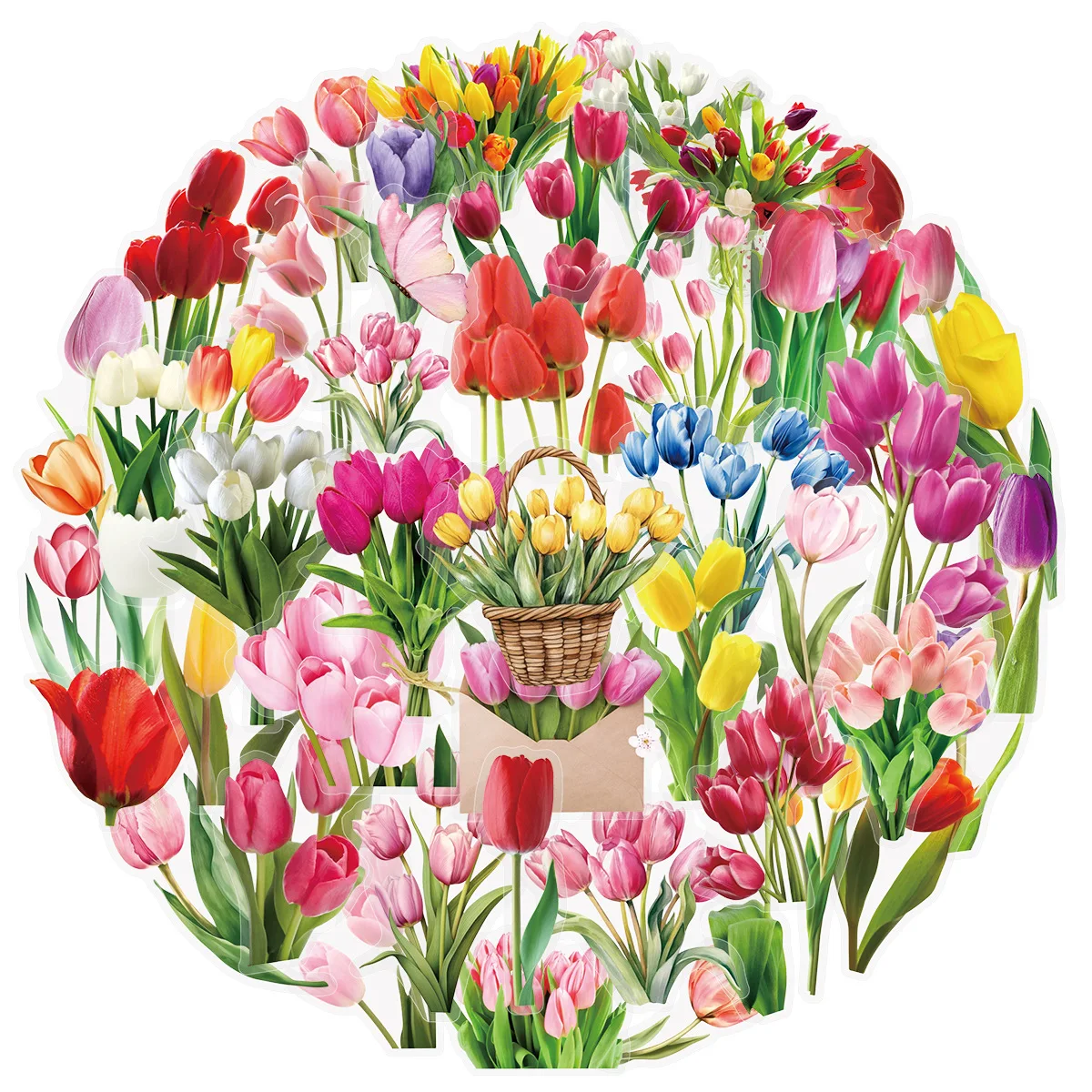 10/50PCS Flowers Cartoon Stickers Tulip Transparent Sticker Plant Graffiti DIY Toy Laptop Guitar Car Bike Skateboard Decoration
10/50PCS Flowers Cartoon Stickers Tulip Transparent Sticker Plant Graffiti DIY Toy Laptop Guitar Car Bike Skateboard Decoration