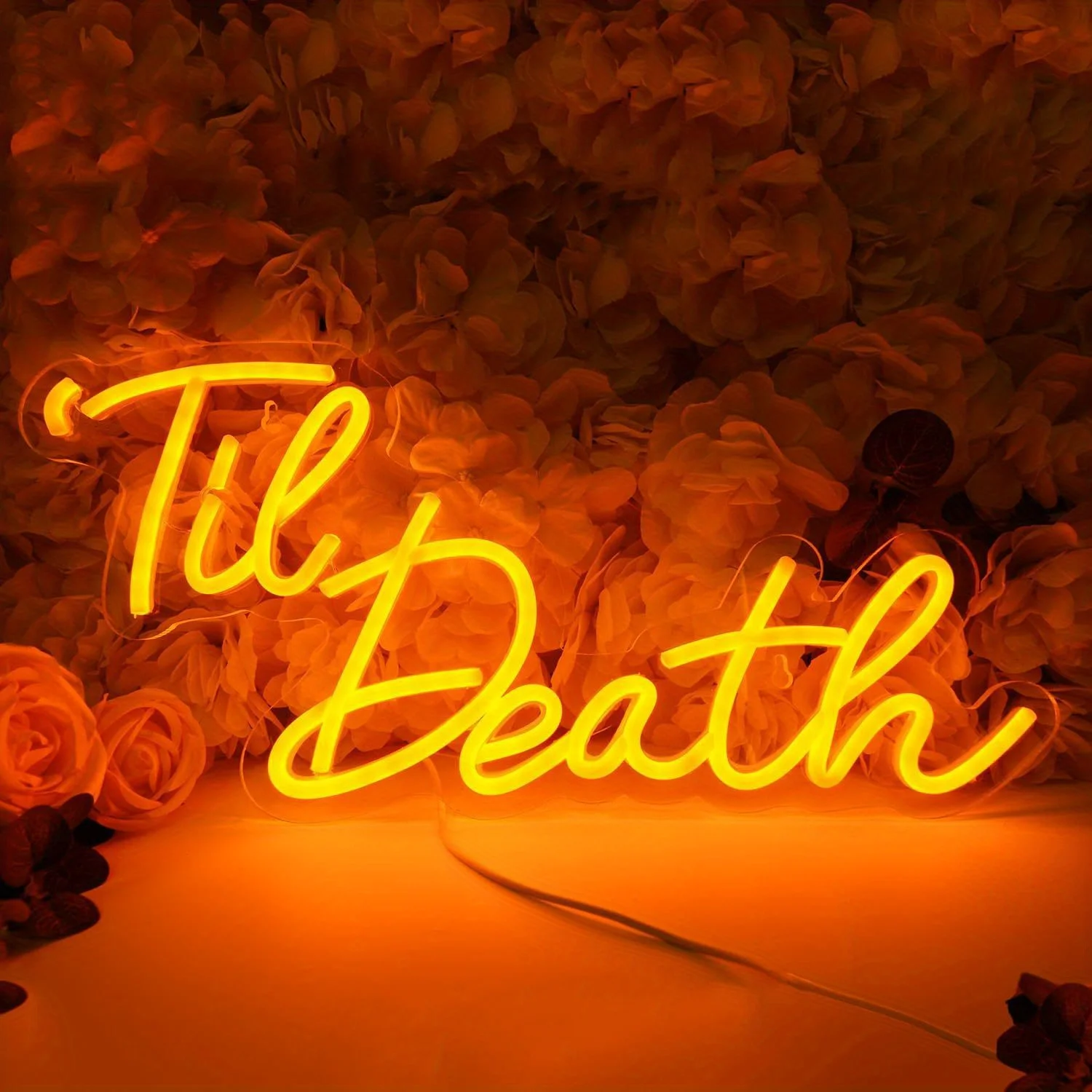 LED Neon Sign "Death" Halloween Neon Light for Wedding Engagement Party Bedroom Club Wall Decor USB Power Gift for Friend
LED Neon Sign "Death" Halloween Neon Light for Wedding Engagement Party Bedroom Club Wall Decor USB Power Gift for Friend