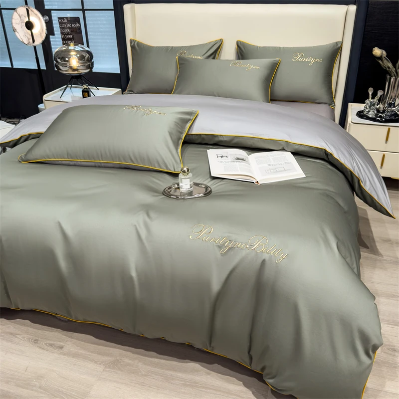 100% Egyptian Cotton 3pcs Bedding Set 1pc Duvet Cover and 2pcs Pillowcases Soft Skin-friendly Single, Double, Queen,king Sizes
100% Egyptian Cotton 3pcs Bedding Set 1pc Duvet Cover and 2pcs Pillowcases Soft Skin-friendly Single, Double, Queen,king Sizes