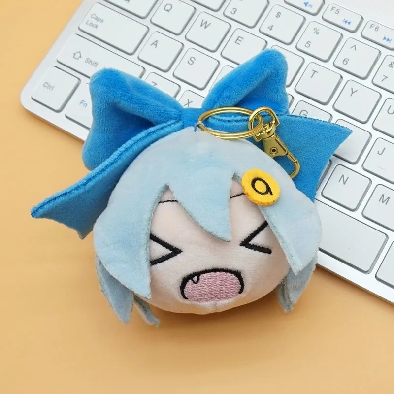 6CM Touhou Project Cirno Plush Toy Pendant Soft Cat Ear Doll Keychain Stuffed Backpack Decoration Keyring Plushie Fan Gifts
6CM Touhou Project Cirno Plush Toy Pendant Soft Cat Ear Doll Keychain Stuffed Backpack Decoration Keyring Plushie Fan Gifts