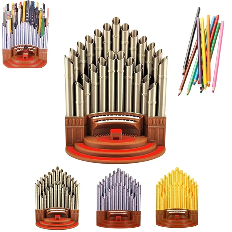 Pipe Organ Pen Pencil Holder Funny Pen Holder Desktop Decoration Pipe Organ Shaped Desktop Pen Holder Ornament
Pipe Organ Pen Pencil Holder Funny Pen Holder Desktop Decoration Pipe Organ Shaped Desktop Pen Holder Ornament