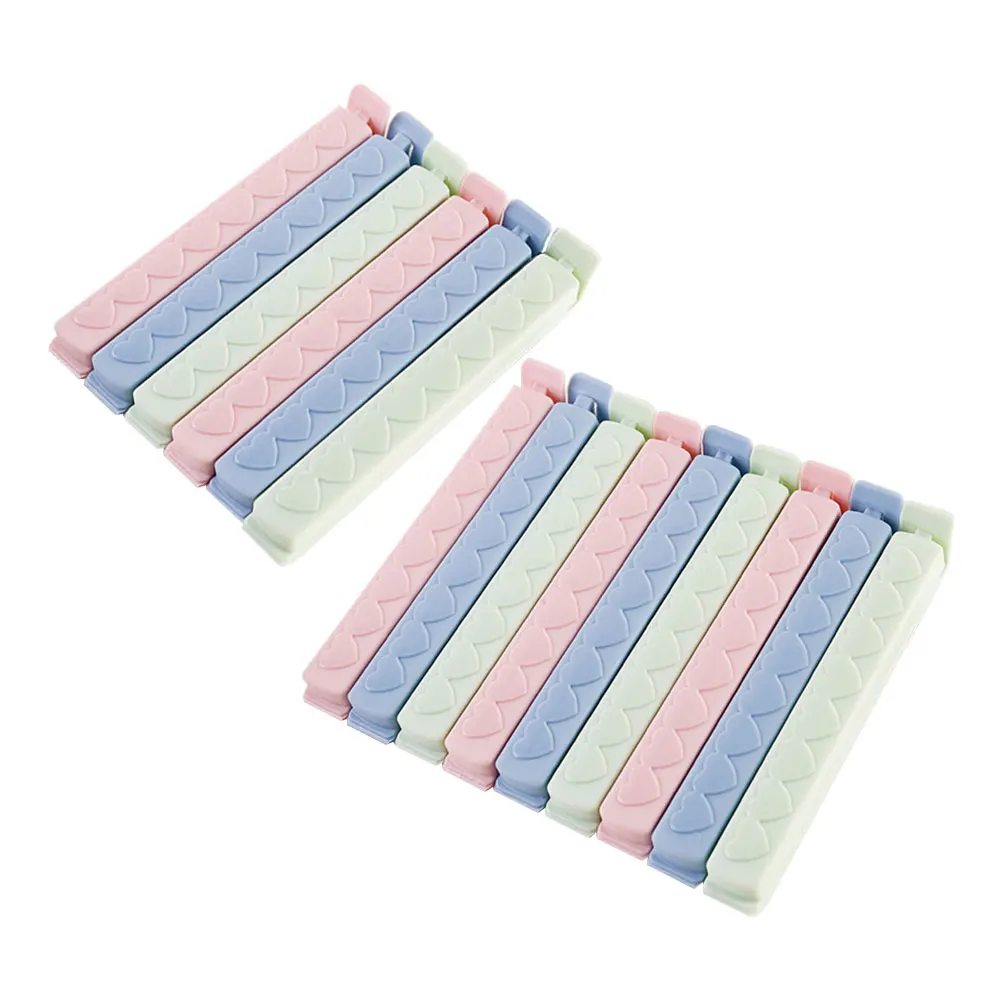 15pcs Food Sealing Clips Plastic Kitchen Storage Tools Moisture Proof Seal For Snacks Powder Oatmeal Chips Reusable Bag
15pcs Food Sealing Clips Plastic Kitchen Storage Tools Moisture Proof Seal For Snacks Powder Oatmeal Chips Reusable Bag
