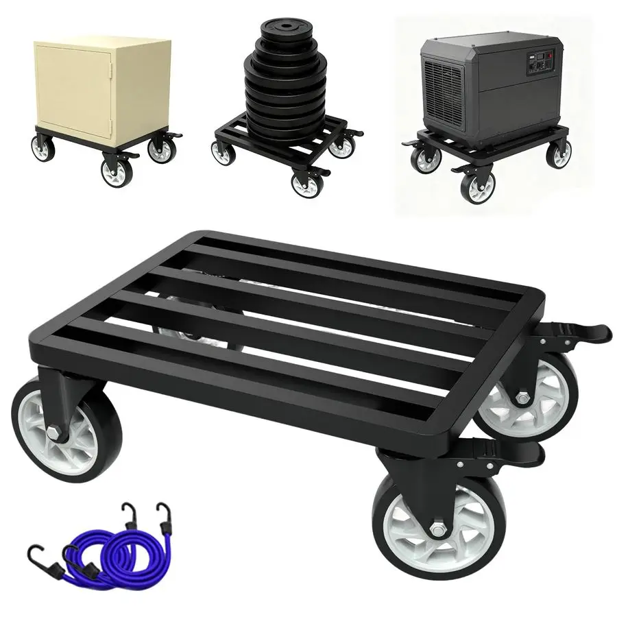 steel Furniture Dolly, Moving Dolly 4 Wheels, 2000lbs Capacity Heavy Duty Furniture Mover with, 5inch Swivel casters, 24 x 18 in
steel Furniture Dolly, Moving Dolly 4 Wheels, 2000lbs Capacity Heavy Duty Furniture Mover with, 5inch Swivel casters, 24 x 18 in