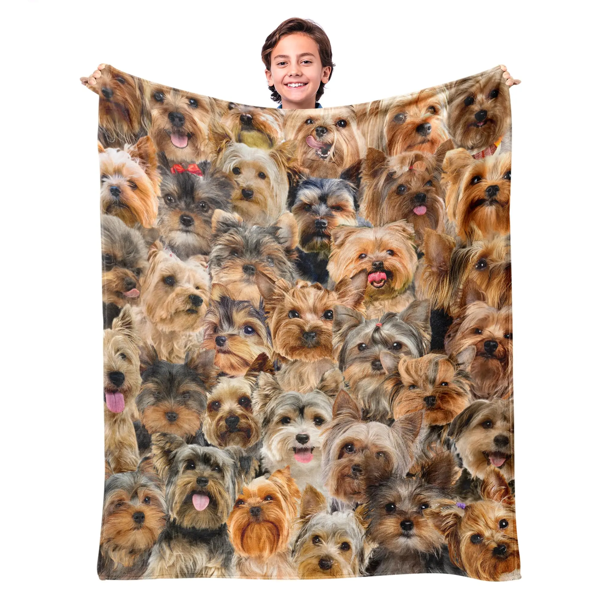 Yorkshire Blanket Gift for Teens Adults Personalized Cute Dogs Blankets for Bedroom Lightweight Soft Flannel Plush Throw Blanket
Yorkshire Blanket Gift for Teens Adults Personalized Cute Dogs Blankets for Bedroom Lightweight Soft Flannel Plush Throw Blanket