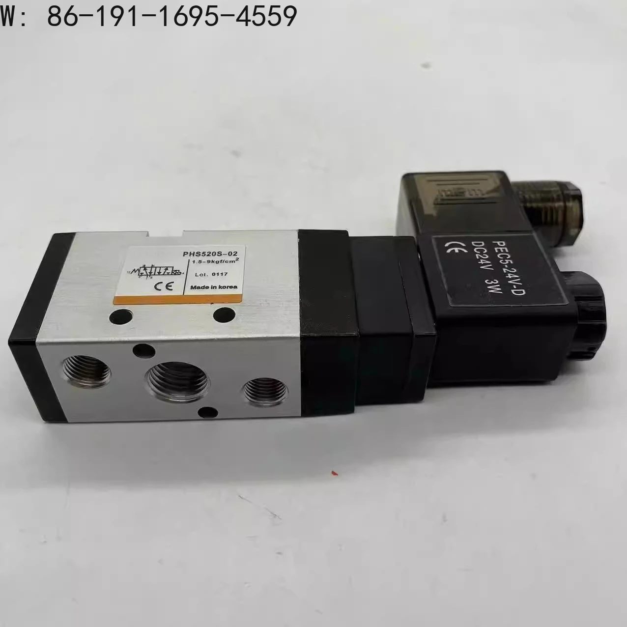 New in stock, pneumatic solenoid valve PHS520S-02/PHS520S-03 two-position five-way pneumatic solenoid valve
New in stock, pneumatic solenoid valve PHS520S-02/PHS520S-03 two-position five-way pneumatic solenoid valve