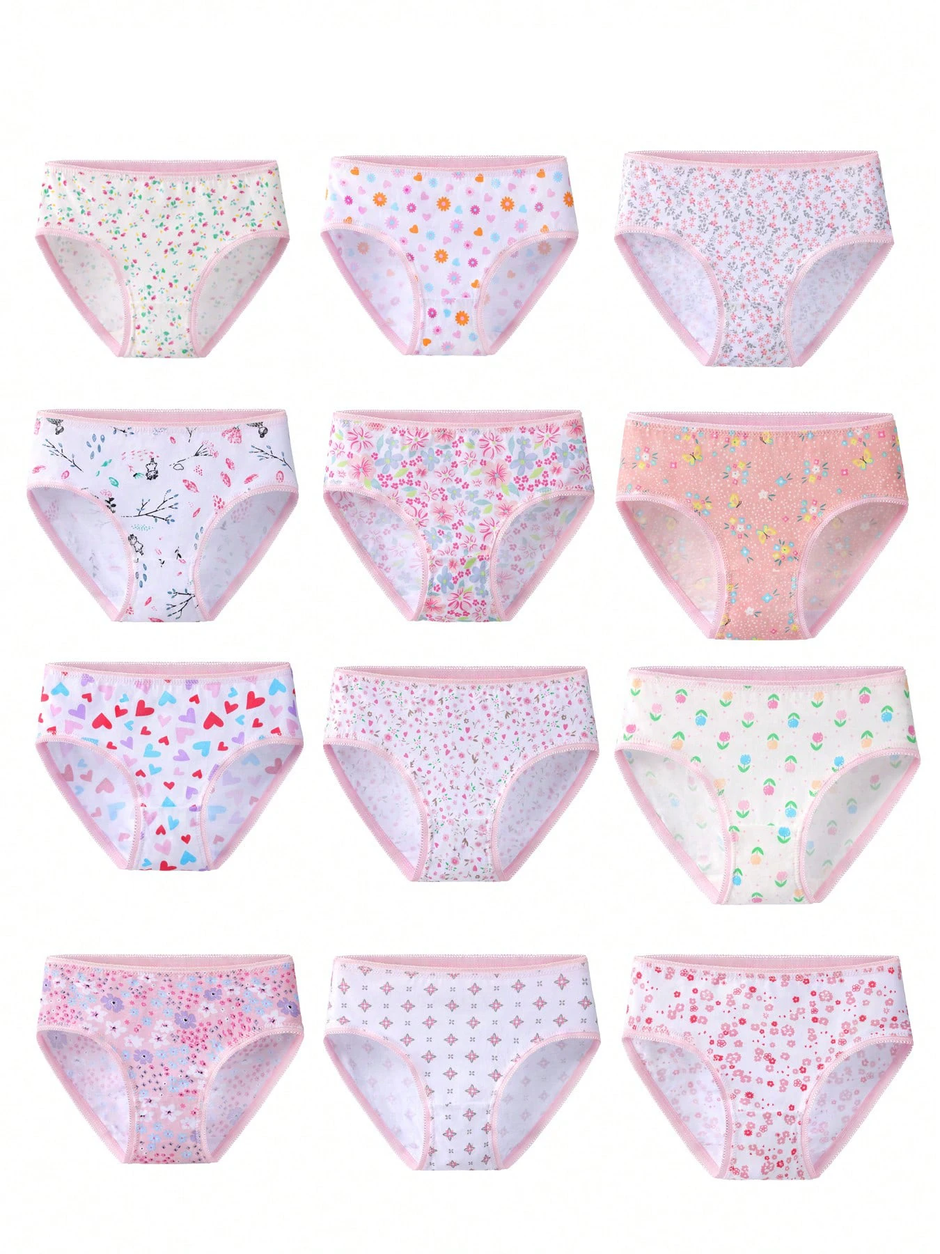 6 random cute printed girls' underwear, soft and breathable underwear, triangular underwear for children
6 random cute printed girls' underwear, soft and breathable underwear, triangular underwear for children