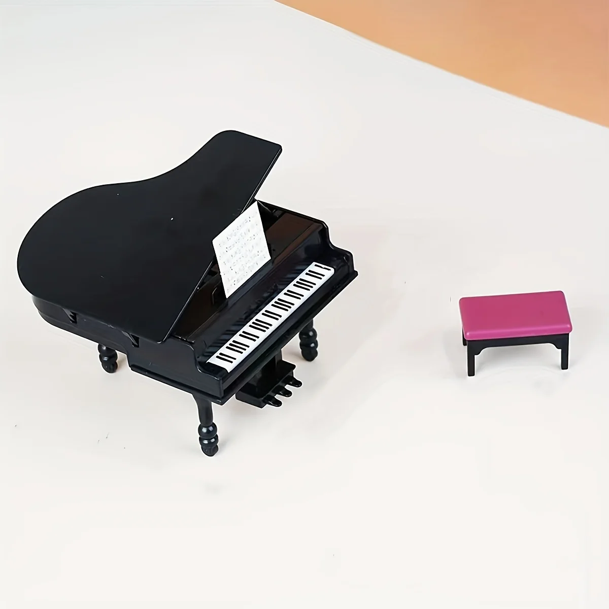 Miniature Simulation Grand Piano with Bench, Flip Lid Design, Exquisite Collectible Craft for Indoor Home DecorQ2063
Miniature Simulation Grand Piano with Bench, Flip Lid Design, Exquisite Collectible Craft for Indoor Home DecorQ2063