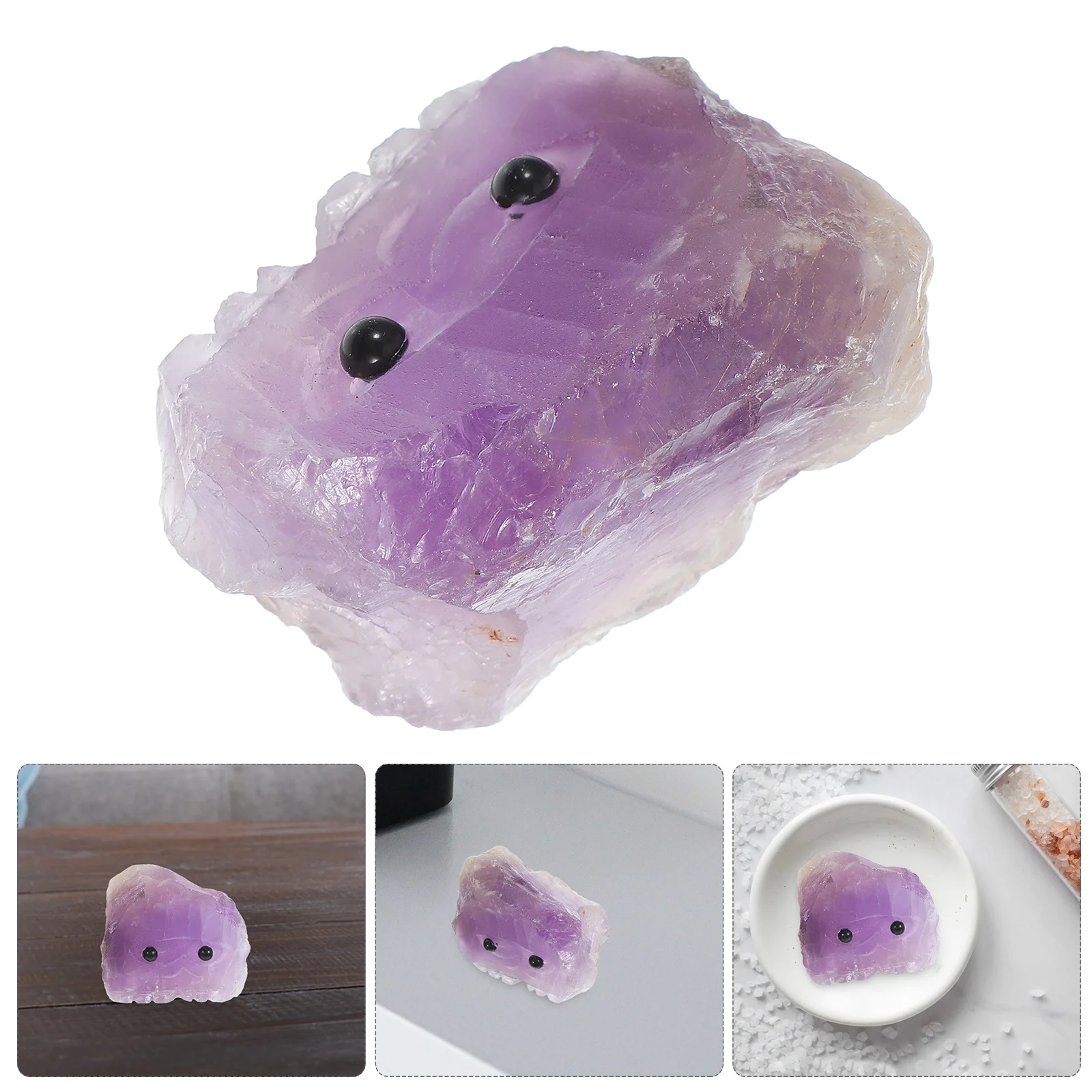 Amethyst Squid Crystal Sculpture Hand Carved Natural Gemstone Desktop Decor for Home Office Stone Art
Amethyst Squid Crystal Sculpture Hand Carved Natural Gemstone Desktop Decor for Home Office Stone Art