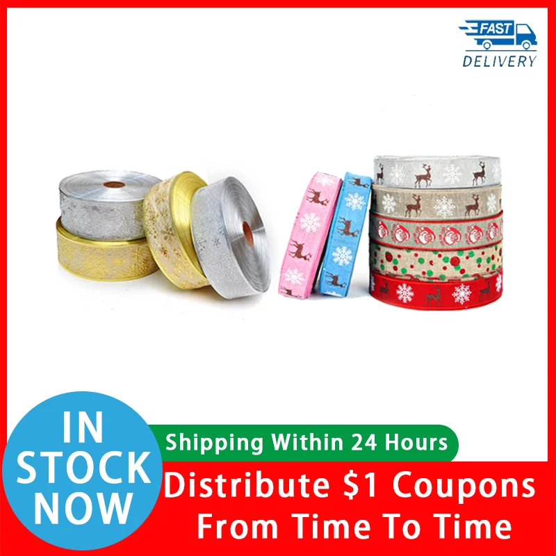 2m Christmas Ribbon XMAS 2023 Wholesale Snowflake Elk Santa Claus DIY Gift Wrapping Festive Atmosphere Scene Decoration Supplies
2m Christmas Ribbon XMAS 2023 Wholesale Snowflake Elk Santa Claus DIY Gift Wrapping Festive Atmosphere Scene Decoration Supplies