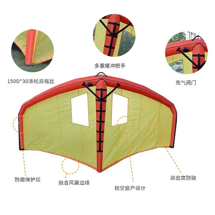 Wavefun customizable kiteboard wing foil for inflatable surf wing water entertainment
Wavefun customizable kiteboard wing foil for inflatable surf wing water entertainment